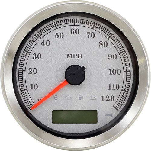 Drag Specialties Speedometer Slvr Mph XL | 83100S