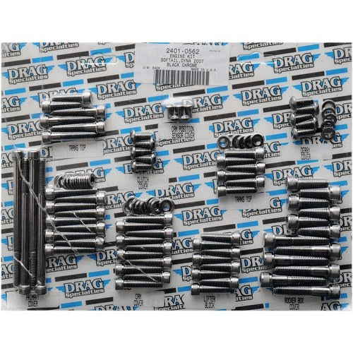 Drag Specialties Bolt Kit Motor Knurled | MK699BK