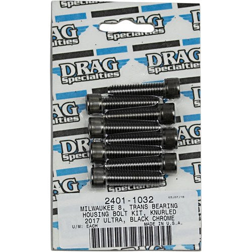 Drag Specialties Bolt Kit M8 Transmission Bearing Knurled Specialties | MK783BK