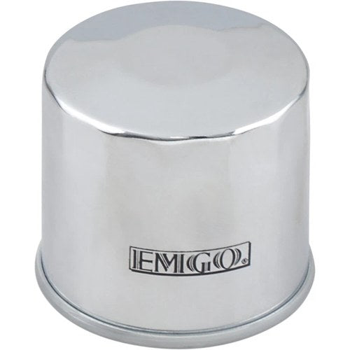 Emgo Micro-Tech Oil Filter - Chrome | L10-55672