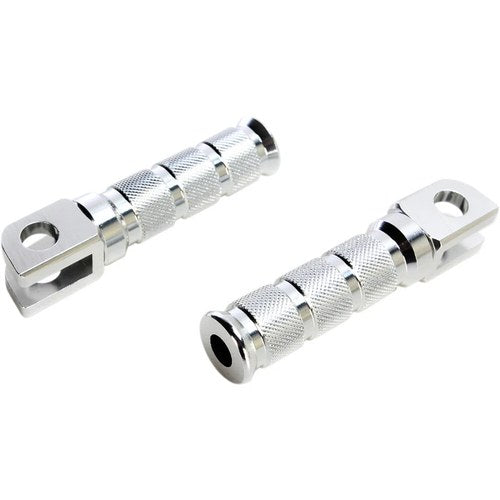 Emgo Front Footpegs - Silver for Suzuki | 50-11231