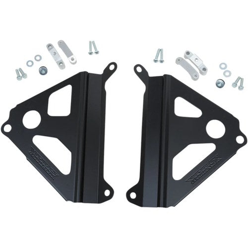 Works Connection Radiator Brace - Black - Yamaha | 18-B280