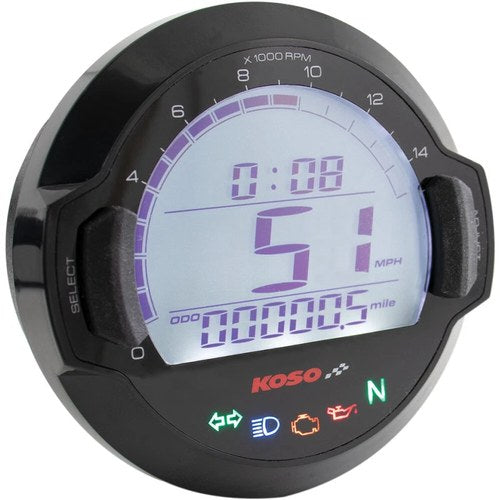 Koso North America SPEEDO/TACHO/CTRL D64 Blk | BB642W20