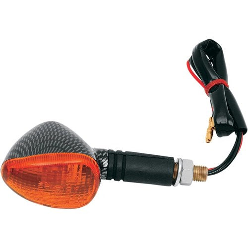 K&S Technologies Marker Lights - Single Filament - Carbon/Amber | 25-8410