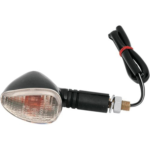 K&S Technologies Marker Lights - Dual Filament - Black/Clear | 25-8408