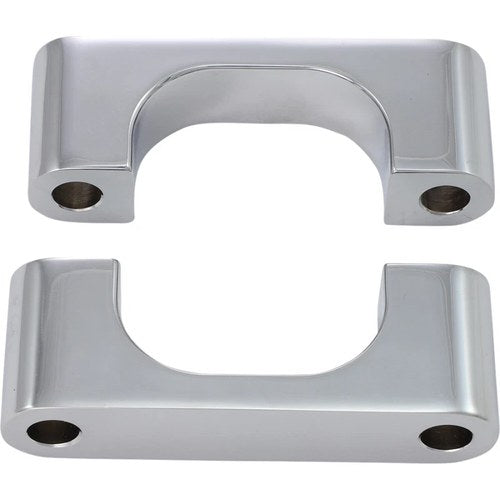 Klock Werks Hugger Front Fender Mounting Blocks - Chrome | KW05-02-0106-C