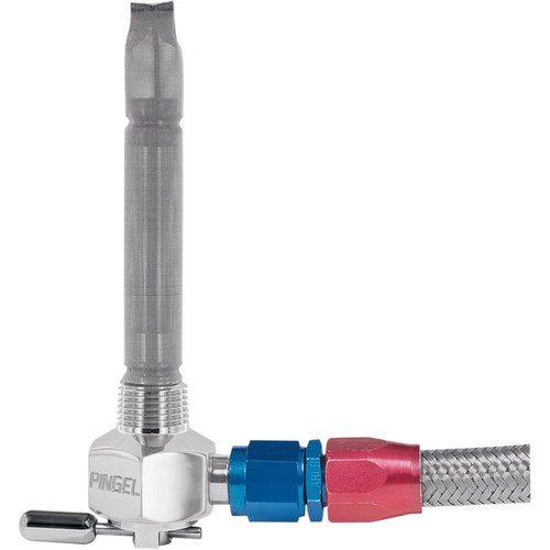 Pingel Fuel Valve - Chrome-Plated - 6AN - 3/8" Npt | 6231-CH