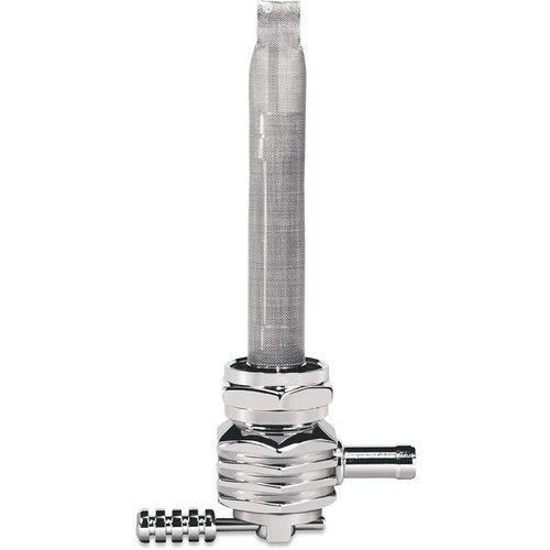Pingel Fuel Valve - Finned Chrome - 22mm - Hex | 6311-CHF