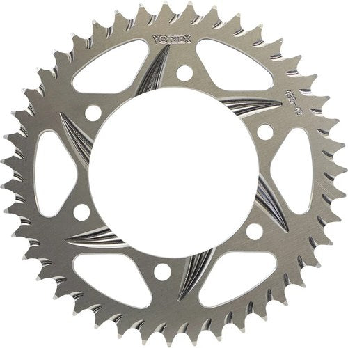 Vortex Aluminum Sprocket - Silver - Rear - 43-Tooth - Kawasaki | 435-43