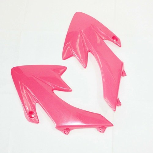 Pink Plastic Front Tank Side Guard Fender Fairing CRF50 Style Pit Pro Dirt Bike