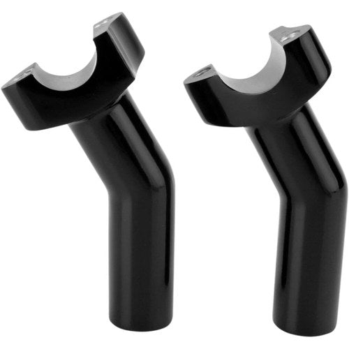 Drag Specialties Black 4.5" Pullback Risers | 241606