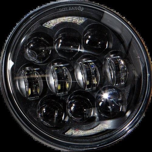 Harddrive Led Headlight 5.75" 80W Black 4000/2200 Lumens | 820-0365