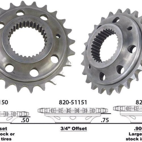 Harddrive Chain Conv Sprkt 3/4" Offset 6-Speed | 191327