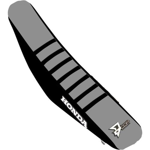D'Cor Visuals Seat Cover Black/Grey Black Ribs Hon | 30-10-502
