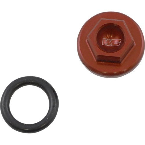 Works Oil Filler Plug Red | 24-077