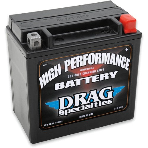 Drag Specialties 12V High Performance Battery (Cross Ref YTX14L) 2113-0014