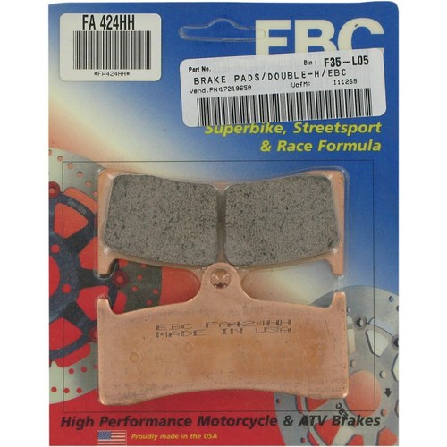 Ebc Double-H HH Sintered Superbike Brake Pads / One Pair (FA424HH)