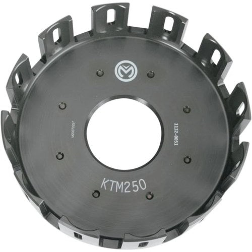 Moose Racing Billet Aluminum Clutch Basket (Natural) 1132-0051