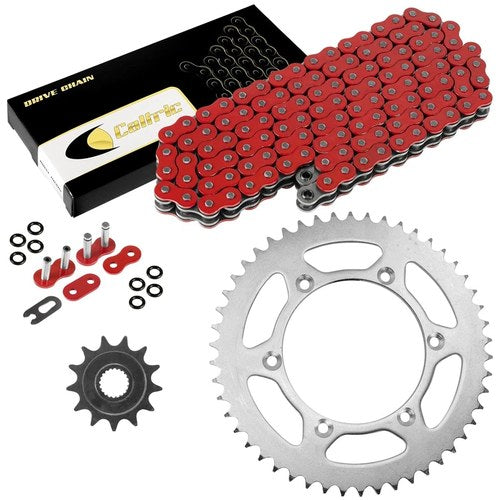 Red O-Ring Drive Chain & Sprockets Kit for Yamaha YZ250F 2012-2017