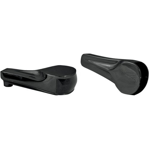 Alloy Art LED Front Turn Signals - Finned - Black | RGFS2-2