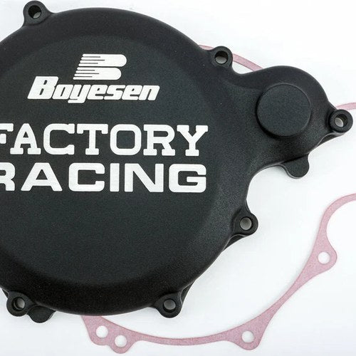 Boyesen Factory Clutch Cover, Black | CC-32B