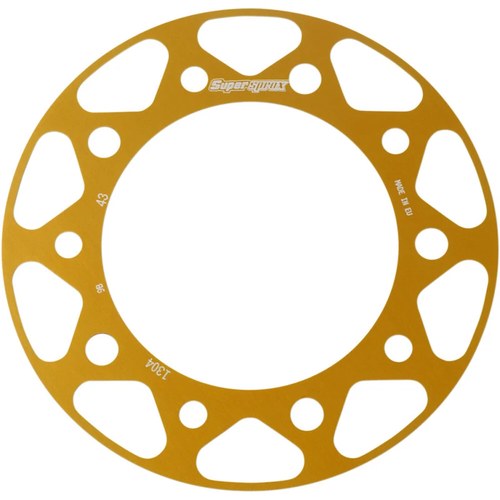 Supersprox Rear Edge Sprocket Color Disk Alu 43T-525 Gold | RACD1304-43-GLD