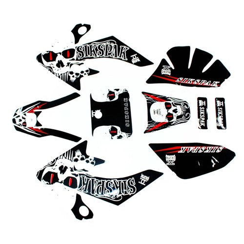 Sikspak Decals Graphics Sticker Kit CRF50 Style Fairing Pit Pro Trail Dirt Bike