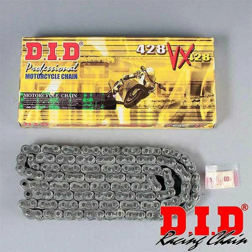 Did 428 VX Pro-Street Series X-Ring Chain (Natural) Bulk 25 Feet