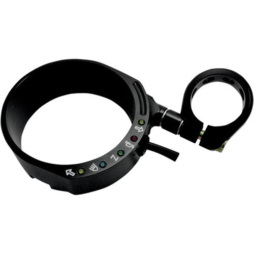 Joker Machine Speedometer Relocation Bracket - Black - For 49 mm Fork | 10-305B