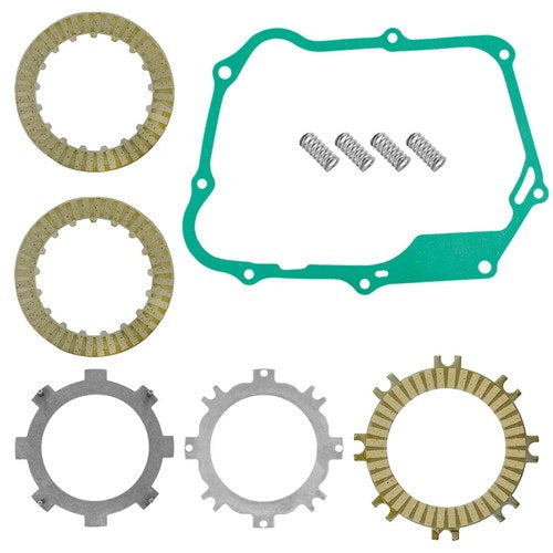 Clutch Friction Plates w/ Free Springs & Gasket Kit for Honda ATC70 1978 - 1982