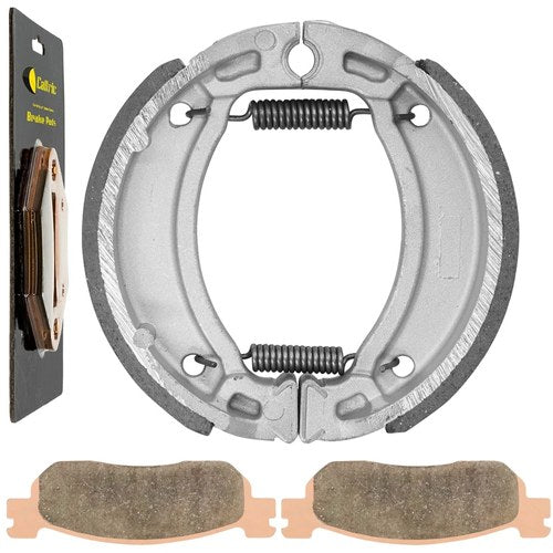 Front Brake Pads and Rear Brake Shoes for Yamaha TW200 Trailway 200 2001-2026