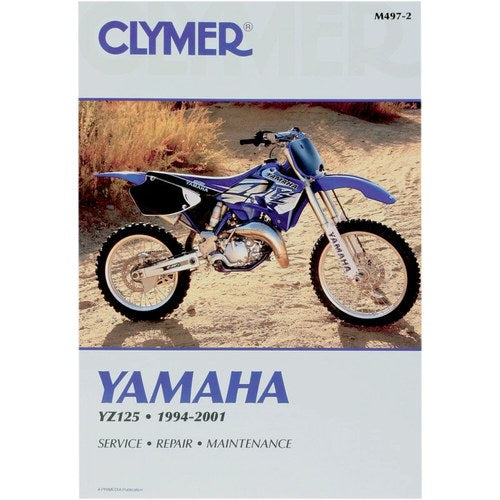 Clymer Physical Book for Yamaha YZ125 1994-2001 | M497-2