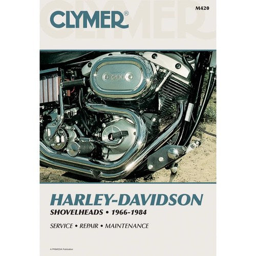 Clymer Physical Book for Harley-Davidson Shovelhead 1966-1984 | M420