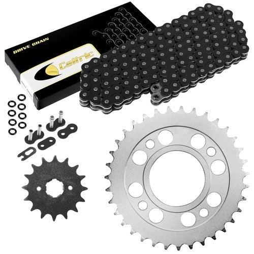 Black O-Ring Drive Chain & Sprockets Kit for Honda CM400A CM400C CM400E CM400T