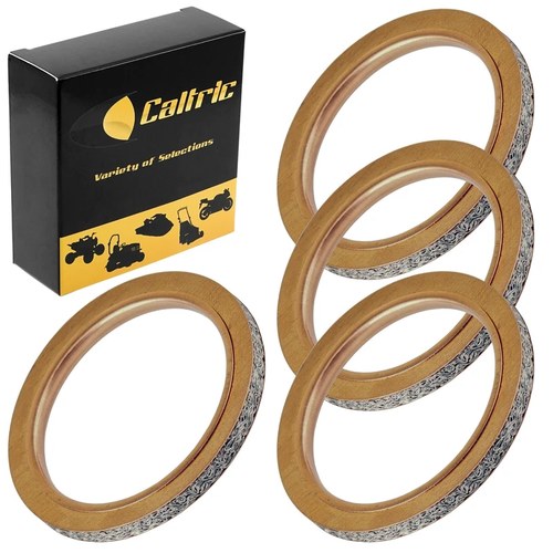 4 Exhaust Muffler Pipe Gaskets for Suzuki GSF600S Bandit 600 1996-2003