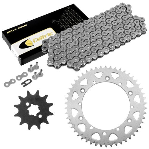 Drive Chain & Sprockets Kit for Yamaha YZ100 1982 1983 / YZ125 1984 1985