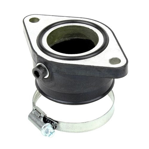 Left Carburetor Intake Manifold Boot W/Clamp for Suzuki 13120-45100