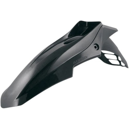 Acerbis Supermoto Evo/Evolution Universal Front Fender (Black/Black) 2072680001