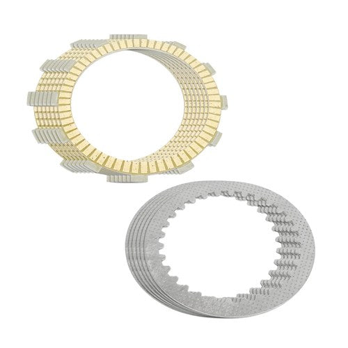 Clutch Friction And Steel Plates for Kawasaki Ninja 600 600Rx ZX600 1985-1987