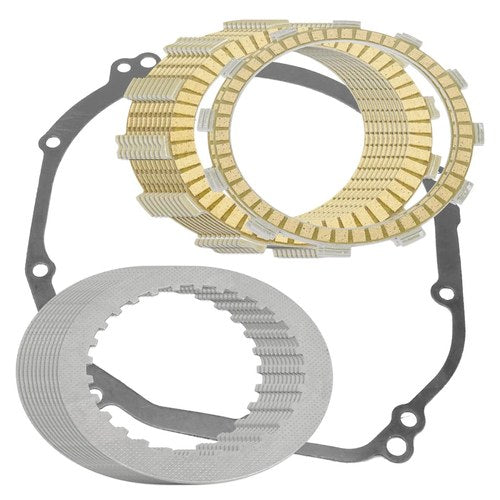 Clutch Friction Plates And Gasket Kit for Kawasaki Ninja ZX-12R ZX1200B 02-05