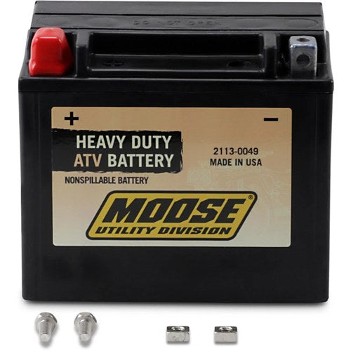 Moose Utility Division Factory-Activated Agm Battery (Cross Ref YTX12) 2113-0049