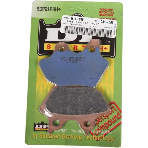 DP Brakes Sdp Sport HH+ High Friction Front Brake Pads (SDP918HH)