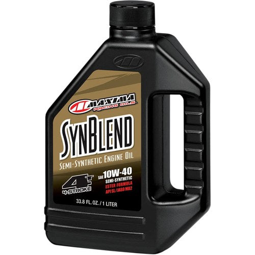 Maxima Racing Oil SynBlend Semi-Synthetic 4-Stroke Motor Oil | 10W-40 | 1 Liter