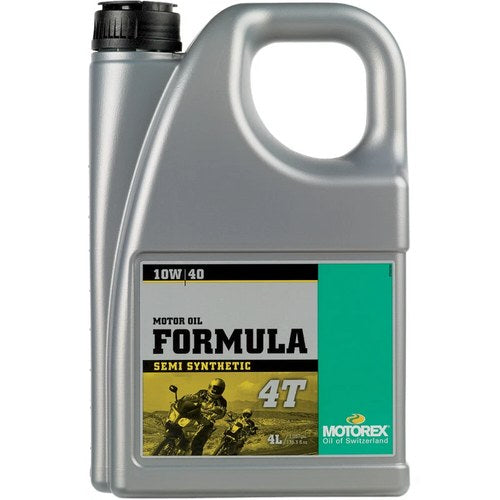 Motorex Formula 4T Semi-Synthetic 4-Stroke Motor Oil, 10W-40, 4 Liter, 102310