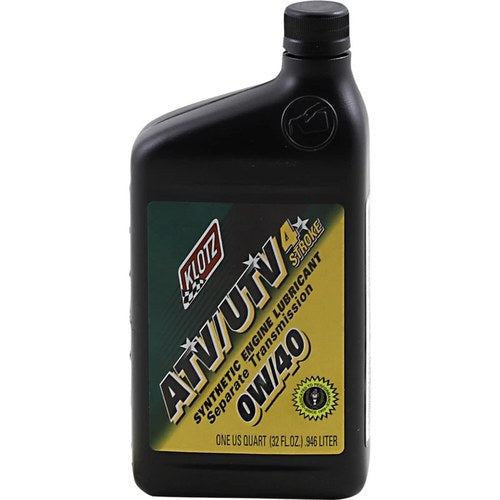 Klotz Oil ATV/UTV 4T Full Synthetic Motor Oil | 0W-40 | 1 Quart | ATVUTV-040