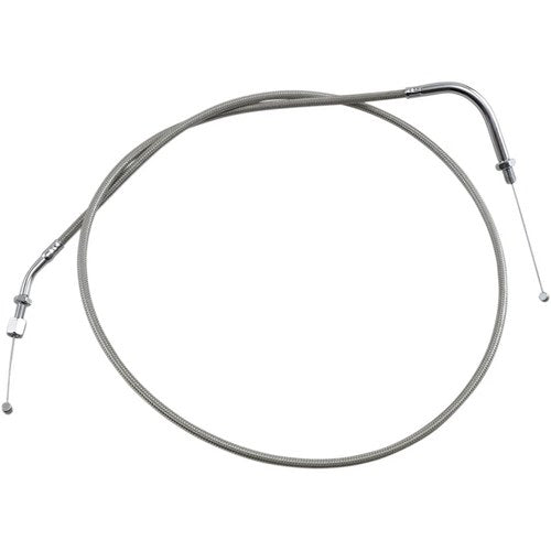 Motion Pro Armor Coat Stainless Steel Push Throttle Cable (+6in.) (65-0264)