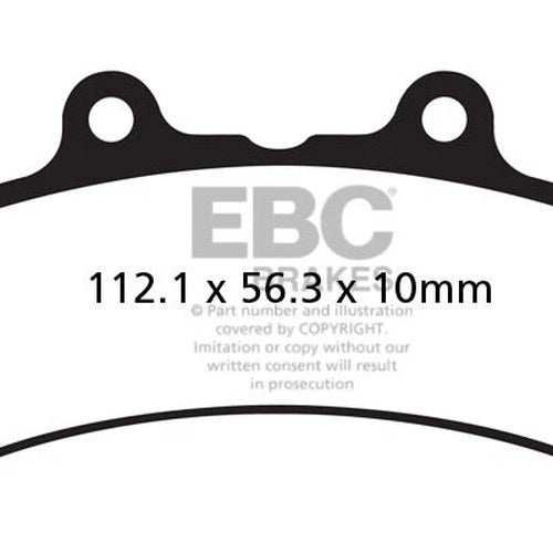 Ebc Organic OE Quality Replacement Brake Pads / One Pair (FA210)