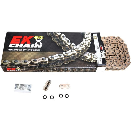 EK Chains 525 ZVX3 Series ZX-Ring Chain (Gold) 120 Links