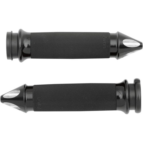 Avon Custom Contour Grips for H-D Motorcycles w/Fly-By-Wire (SPIKE Black)