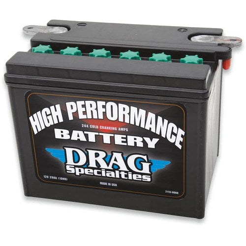 Drag Specialties 12V Conventional Battery (Cross Ref YHD12) 2113-0008